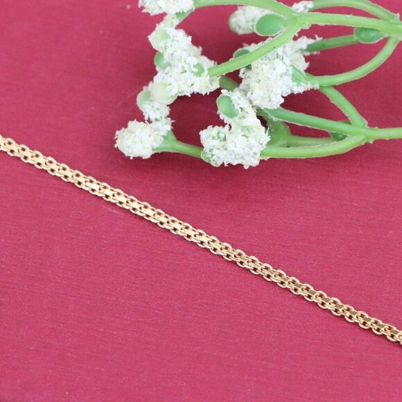 "Minimalist Rose Gold Bracelet with Polished Chain Design, XPBL1118 - Picture 10 of 12